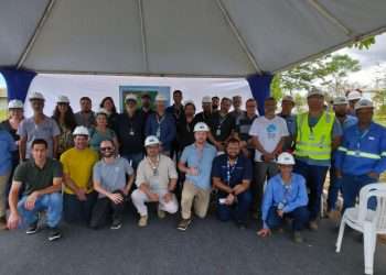 Membros do CBH Velhas e subcomitê Águas da Moeda conhecem a ETE Jardim Canadá, em Nova Lima